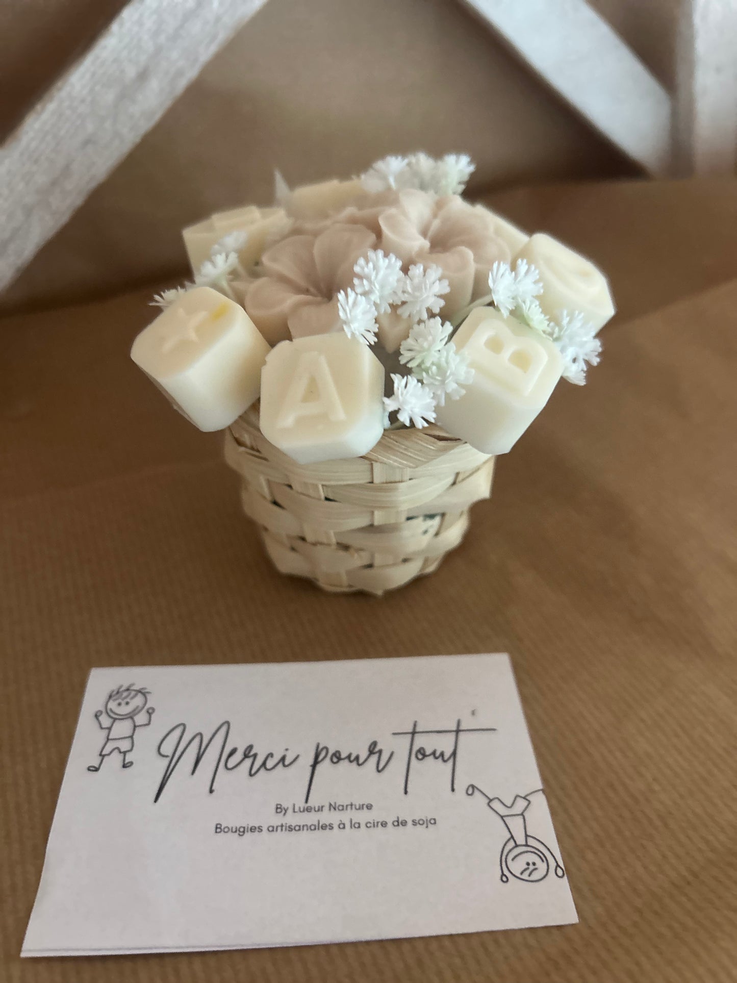 Mini bouquet de fondants parfumés au Monoï