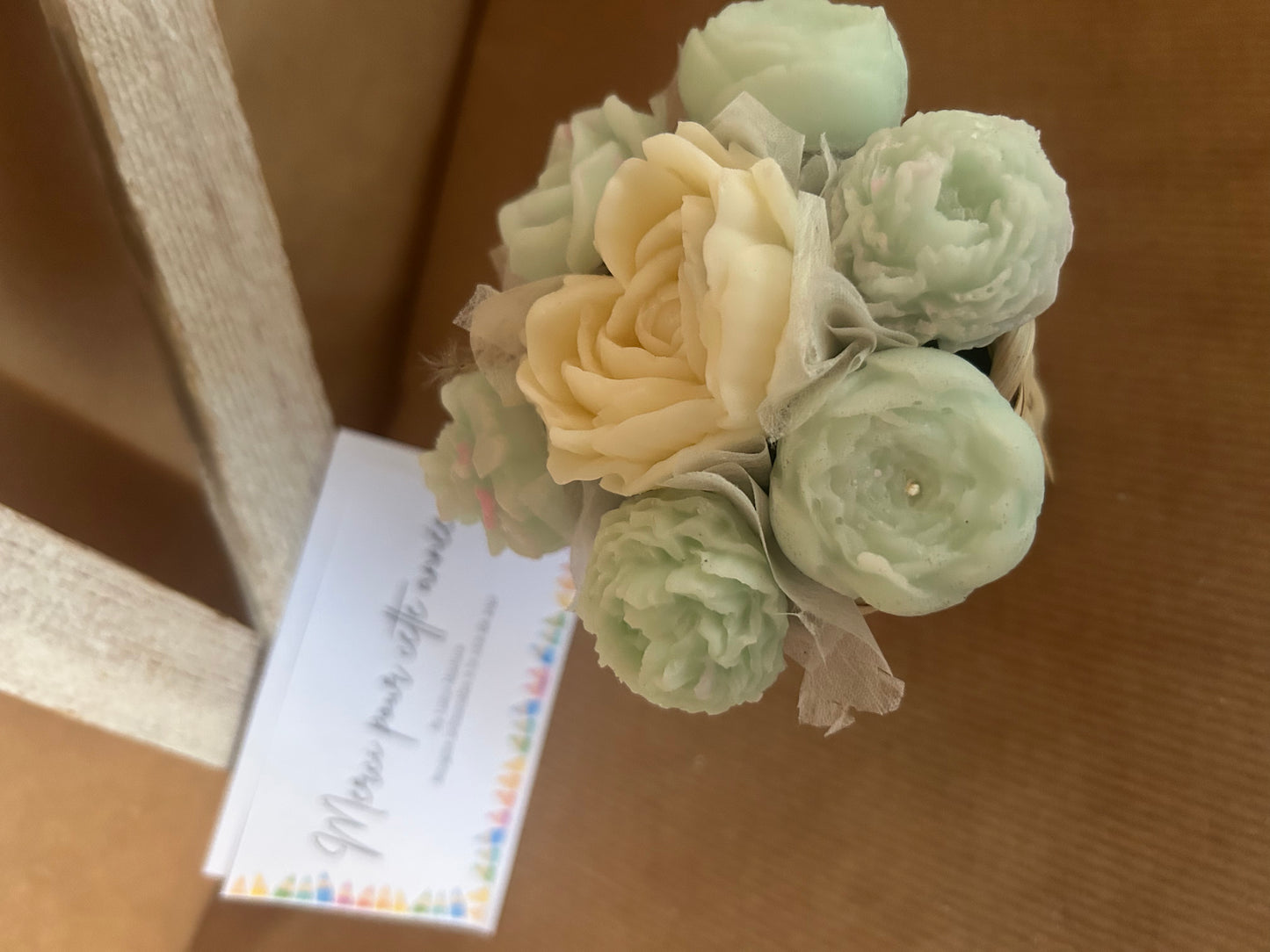 Mini bouquet de fondants parfumés au Monoï