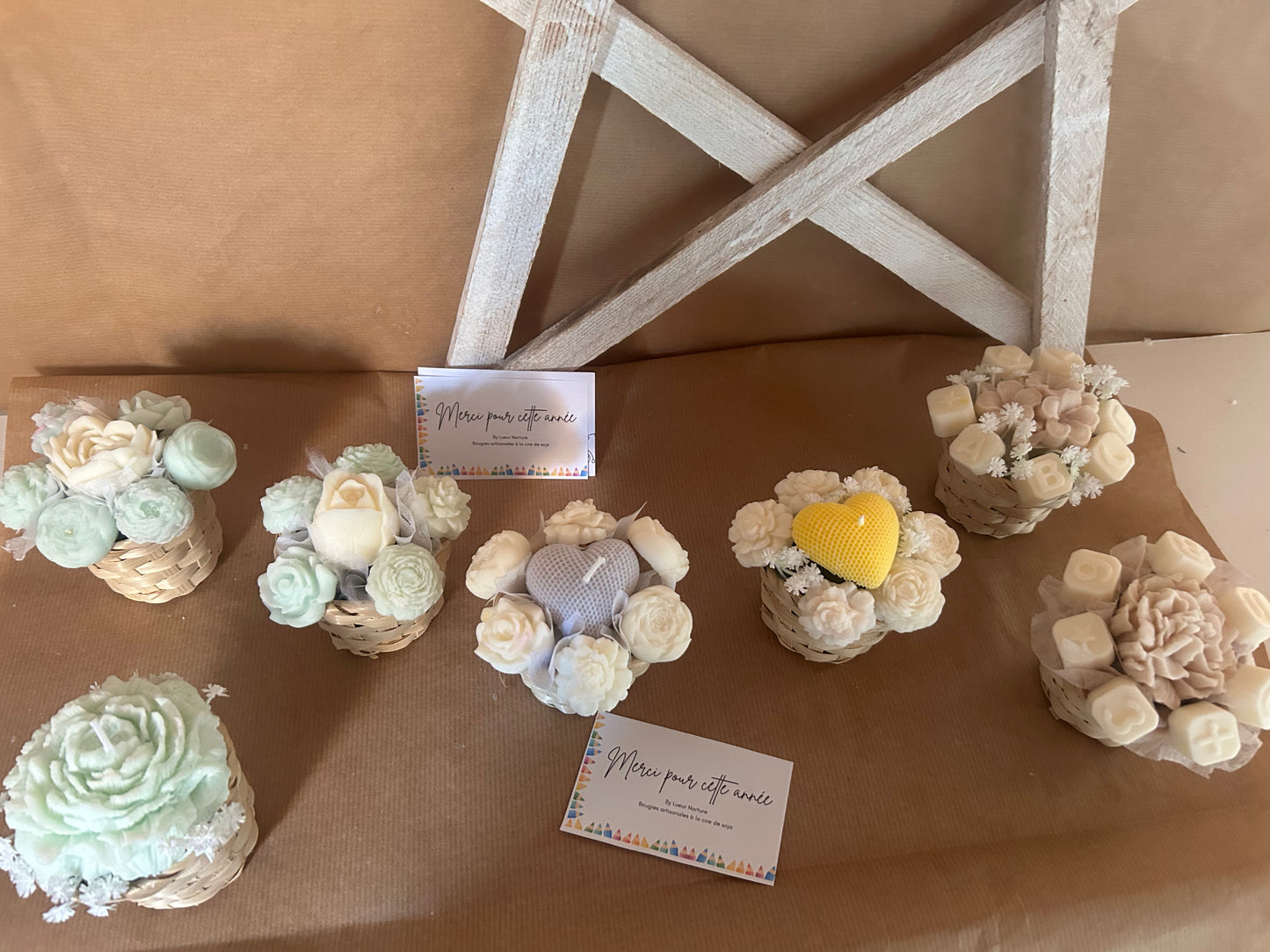 Mini bouquet de fondants parfumés au Monoï