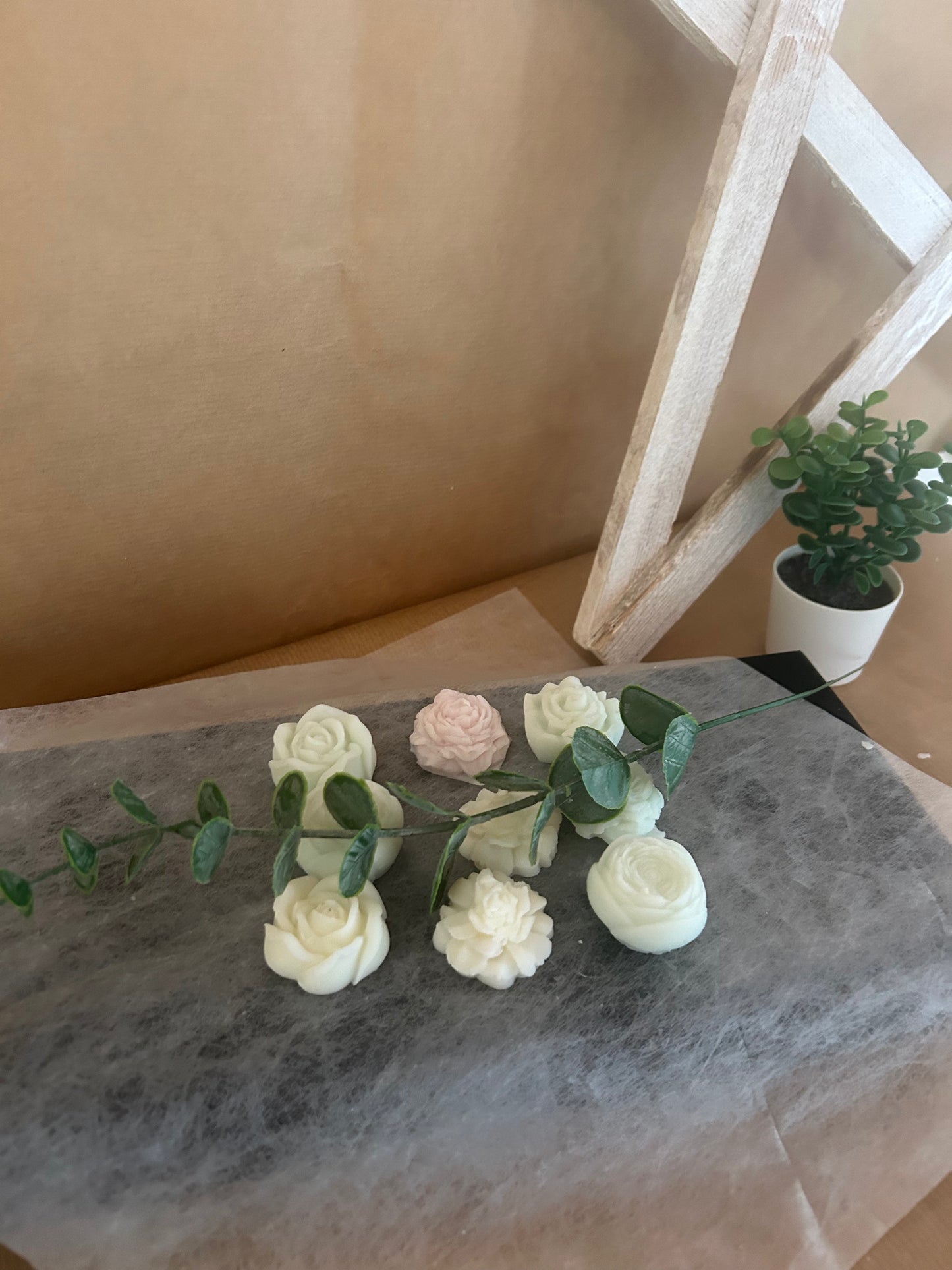 Lot de 9 fondants fleur